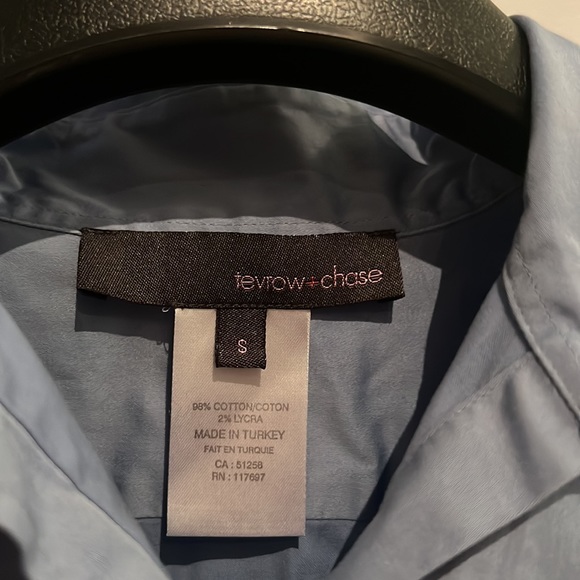 Blue blouse. Size small. Would best fit a size 4. - Picture 2 of 2